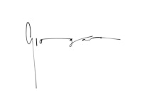 a black and white image of a handwritten signature on a white background